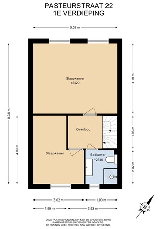 Floorplan - Pasteurstraat 22, 1433 KT Kudelstaart